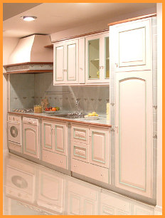 Cucina classica verde